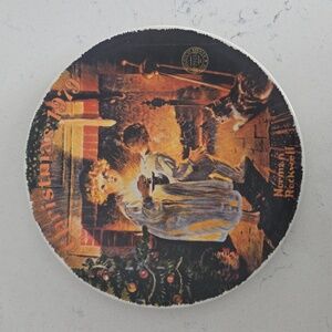 Norman Rockwell Limited Edition Plate "Somebody's Up There"